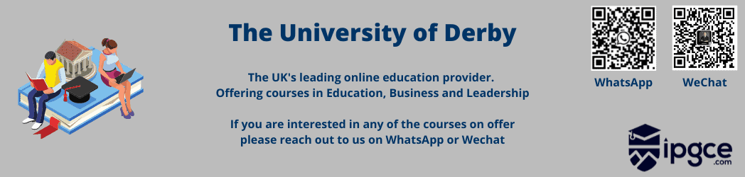 The ideal IPGCE program from the University of Derby