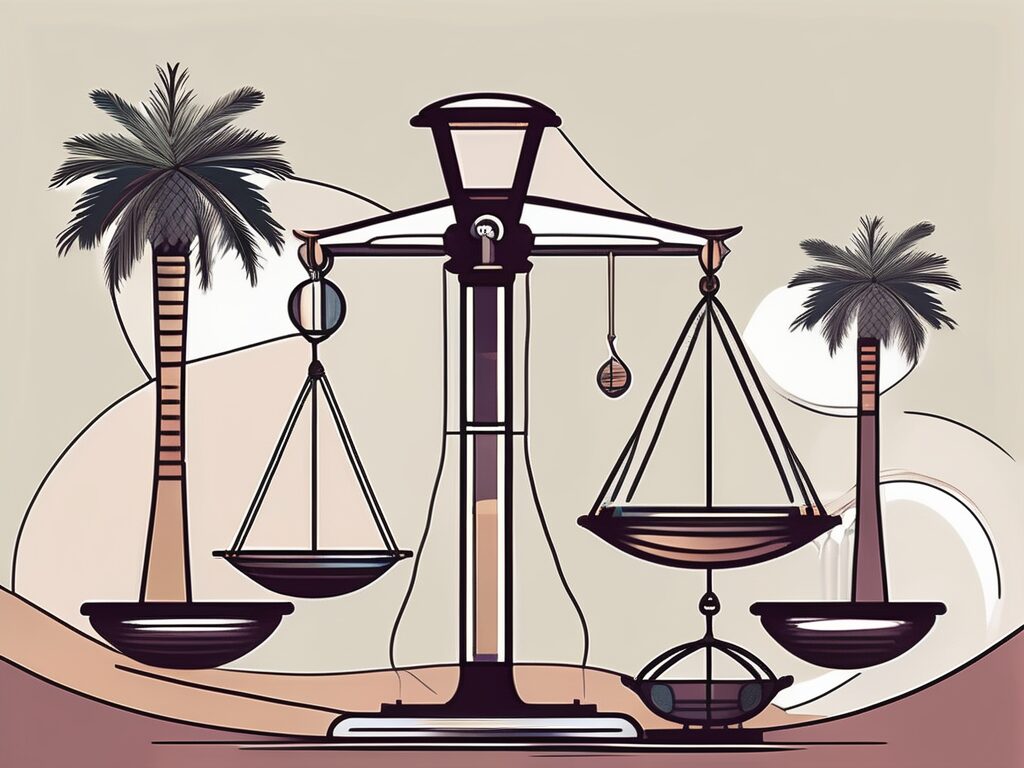 A balanced scale