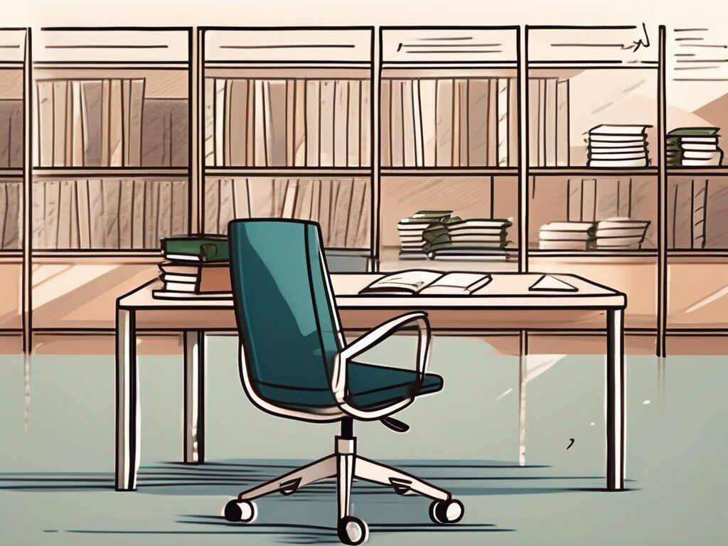 An international school building in saudi arabia with a few arabic textbooks on a teacher's desk