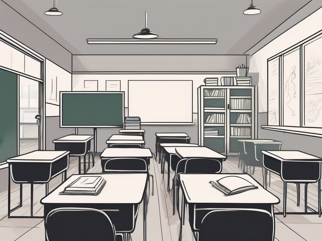 A classroom scene in singapore