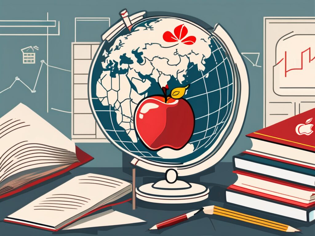 A variety of teaching materials such as books