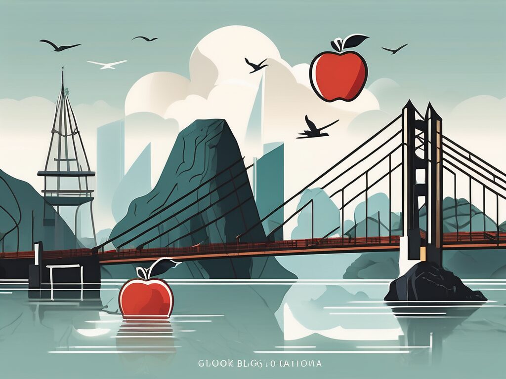 A vietnamese landscape featuring iconic landmarks