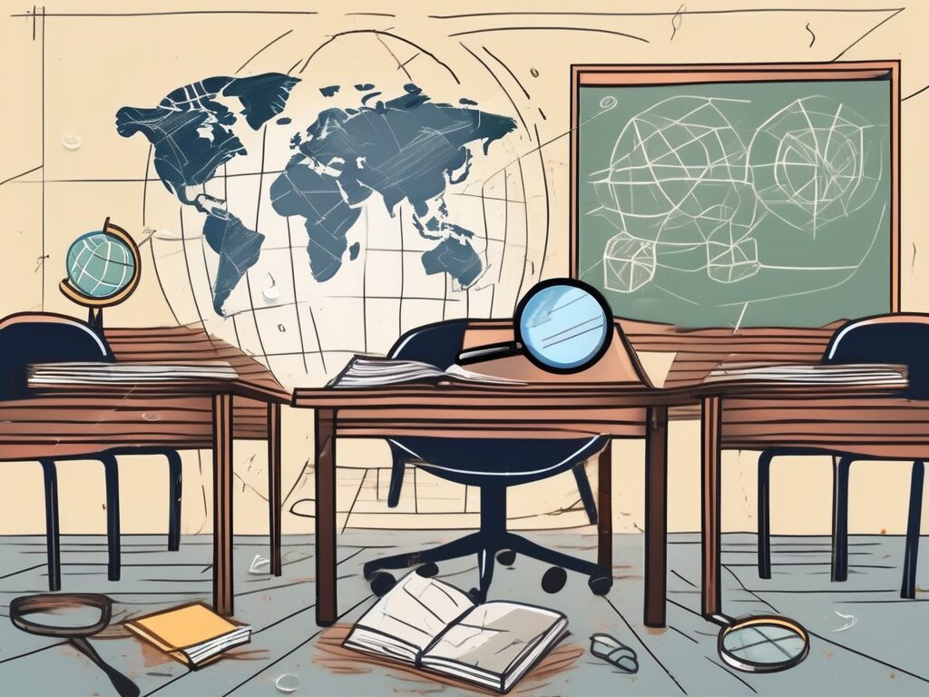 A classroom scene in cambodia