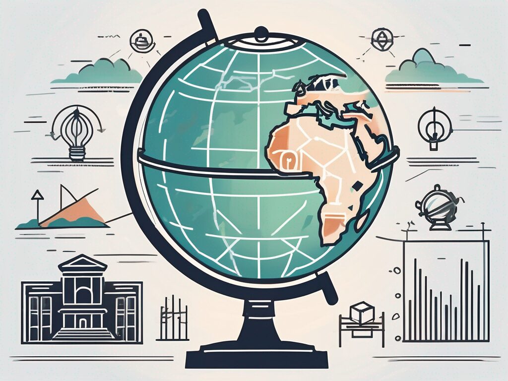 A globe with vietnam highlighted
