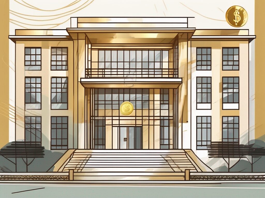 An international school building in vietnam with a symbolic representation of a high salary