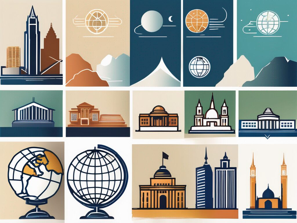 Four distinct icons representing different professional development opportunities