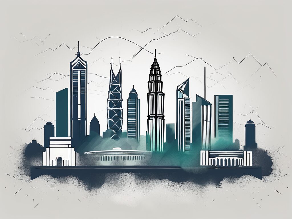 A malaysian city skyline