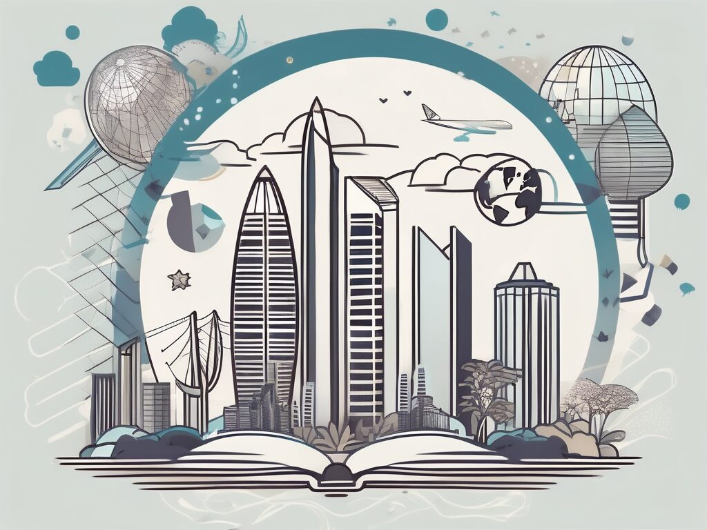 The singapore skyline