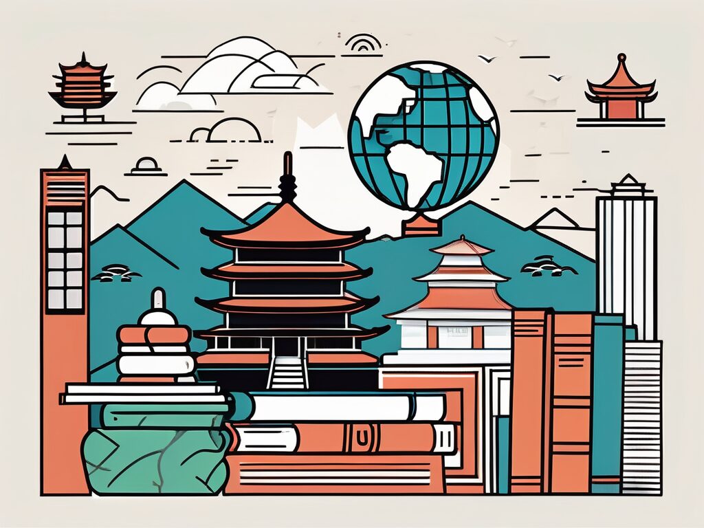 A diverse array of iconic hong kong landmarks
