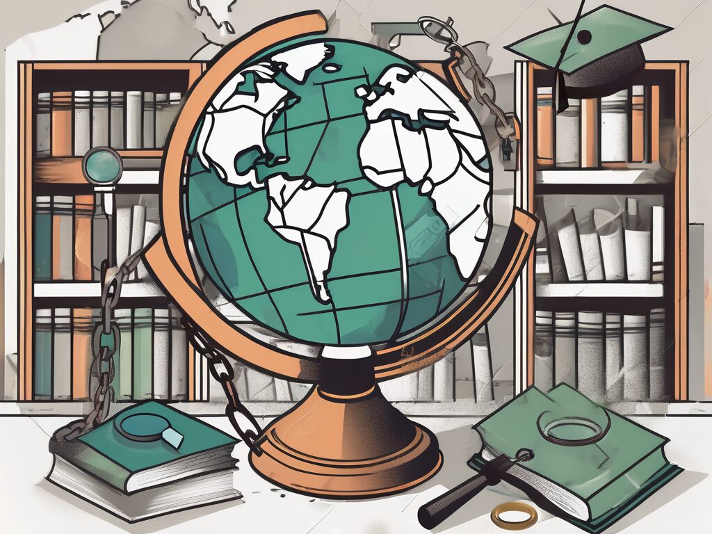 A globe focused on saudi arabia