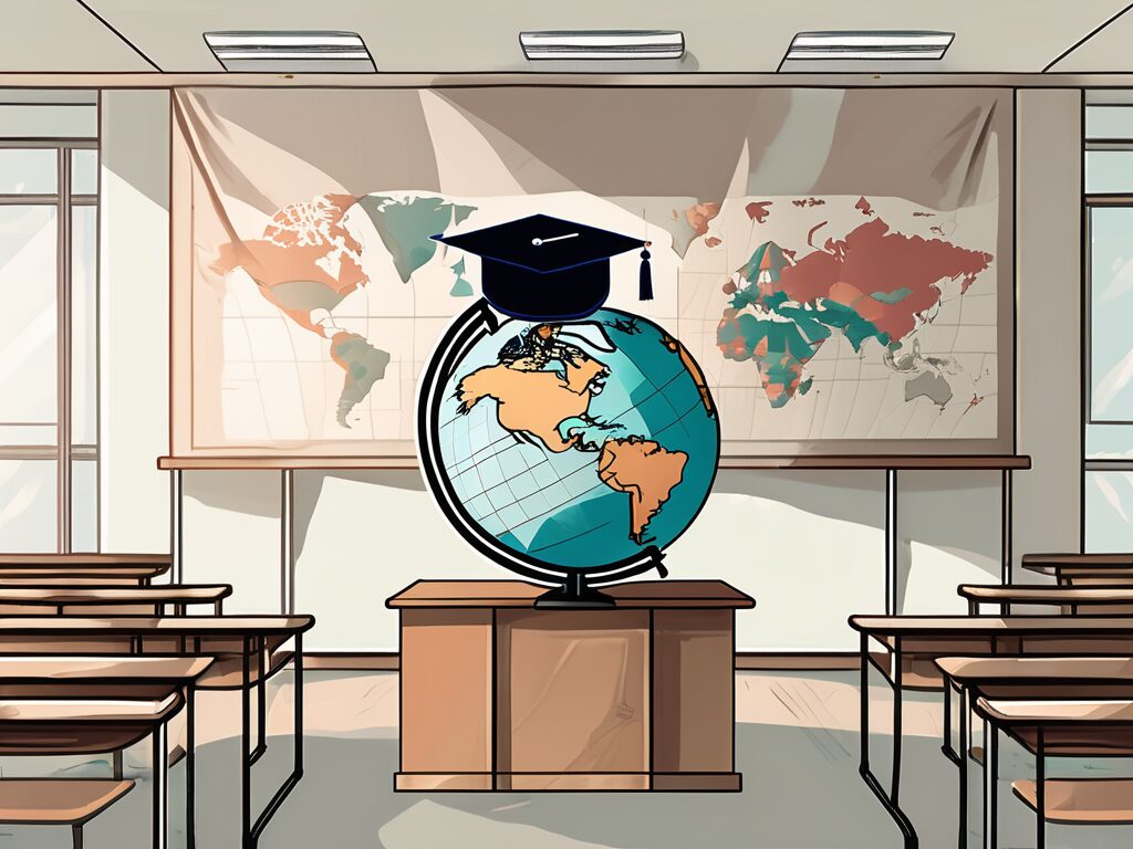 A classroom setting in malaysia