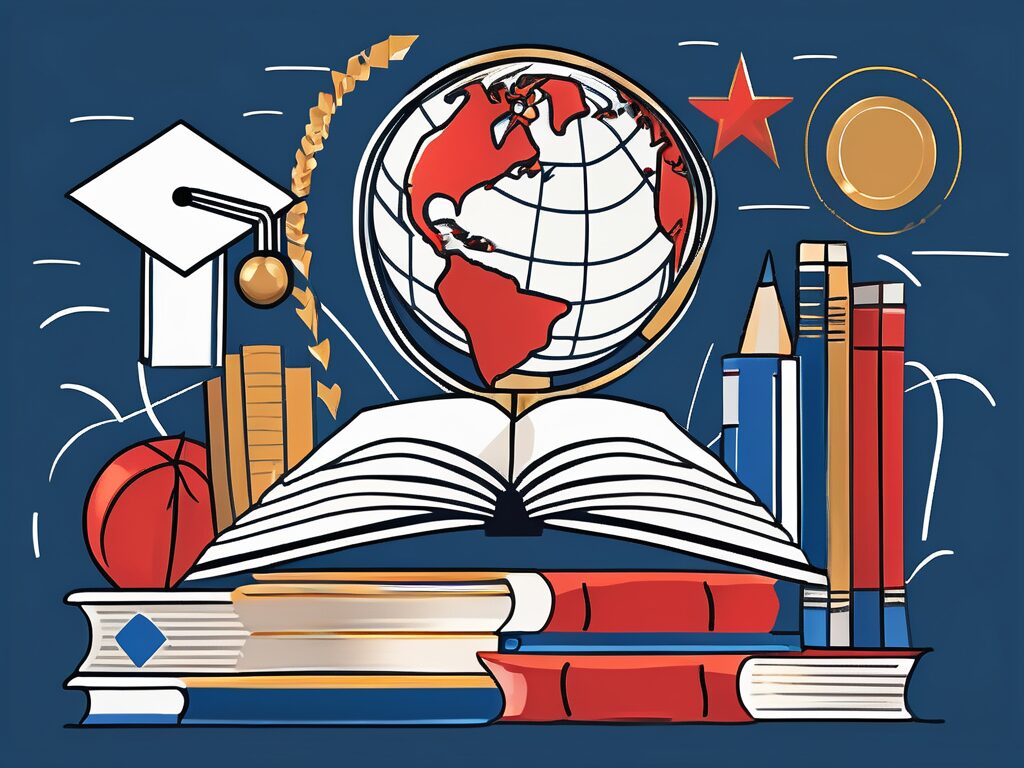 Various cultural symbols and educational tools