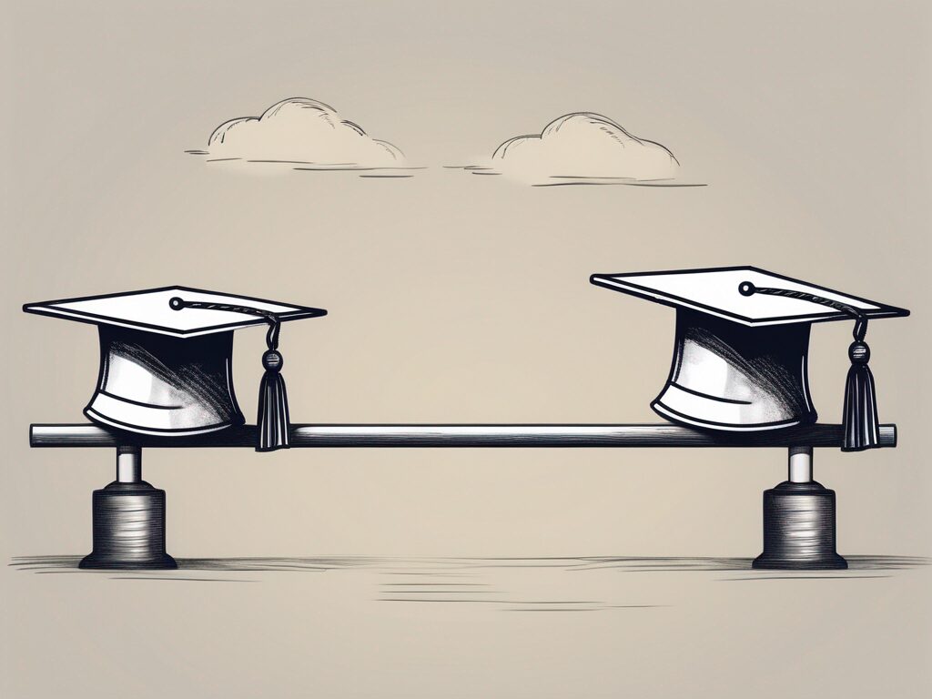 Two academic caps