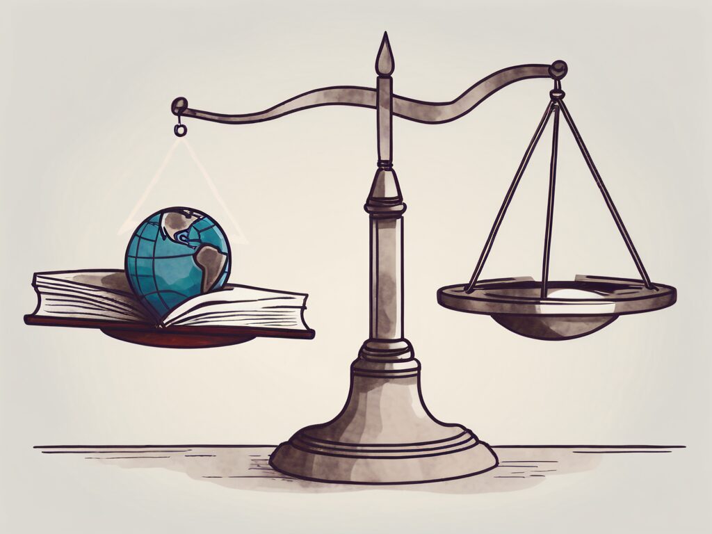 A balanced scale