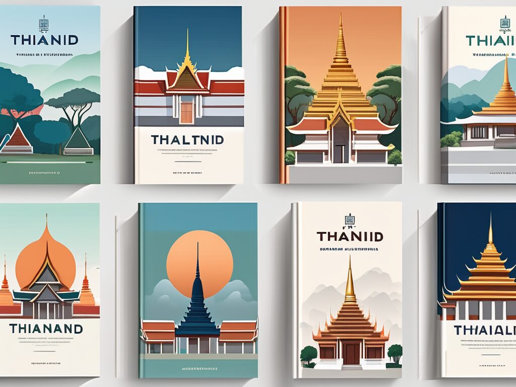 A collection of eight different books