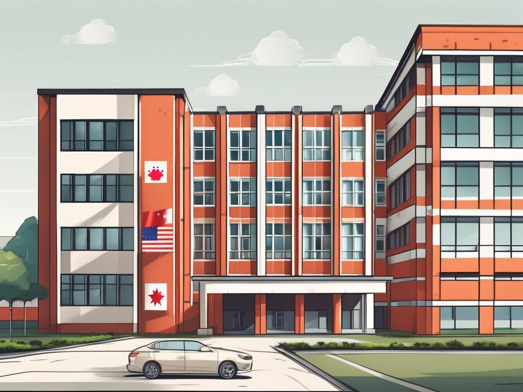 Six different school buildings