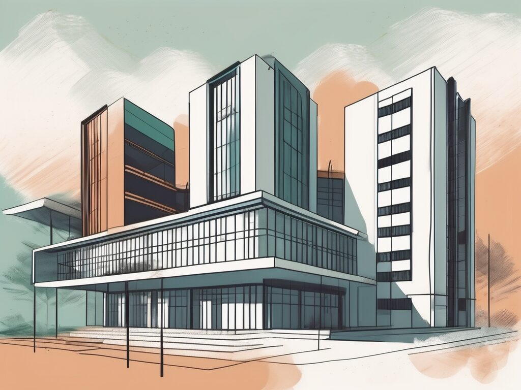 A diverse array of international school buildings in malaysia