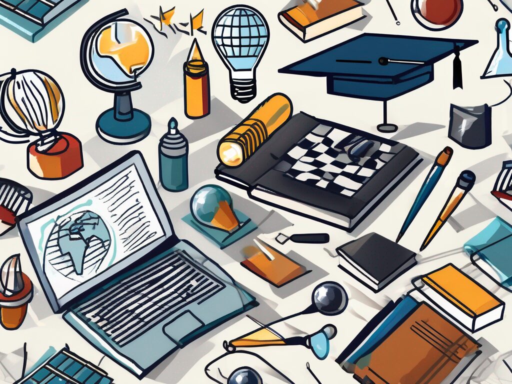 Various educational tools such as books