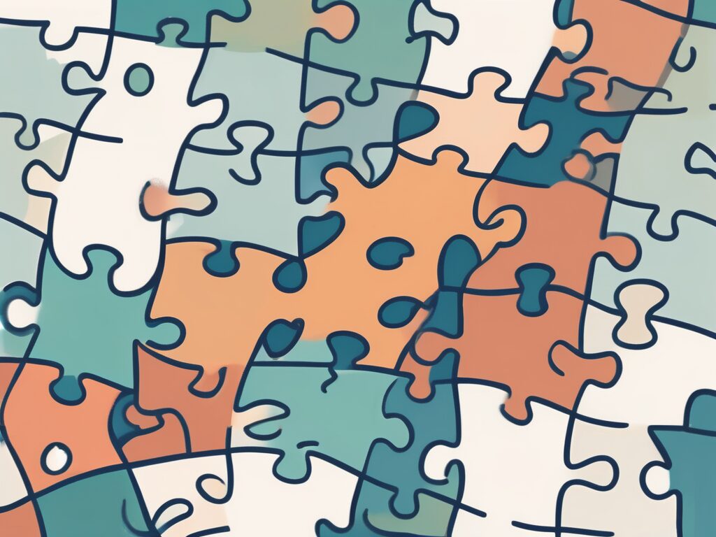 Different puzzle pieces coming together