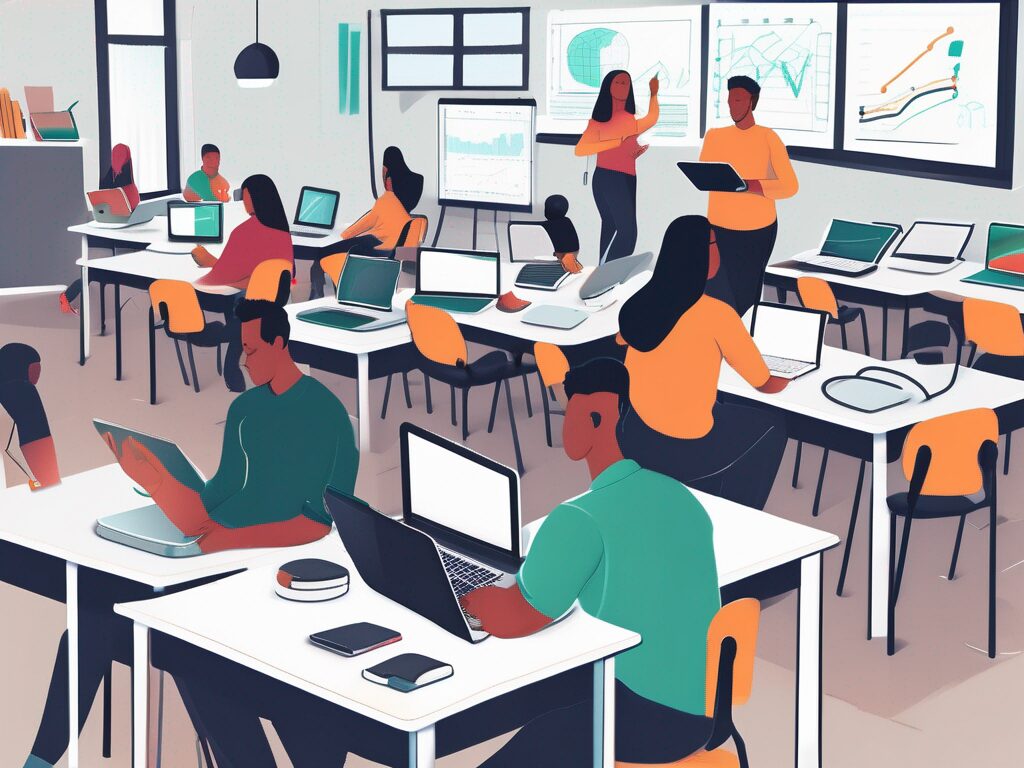 A vibrant classroom setting
