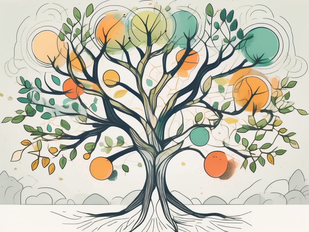 A tree with ten distinct branches