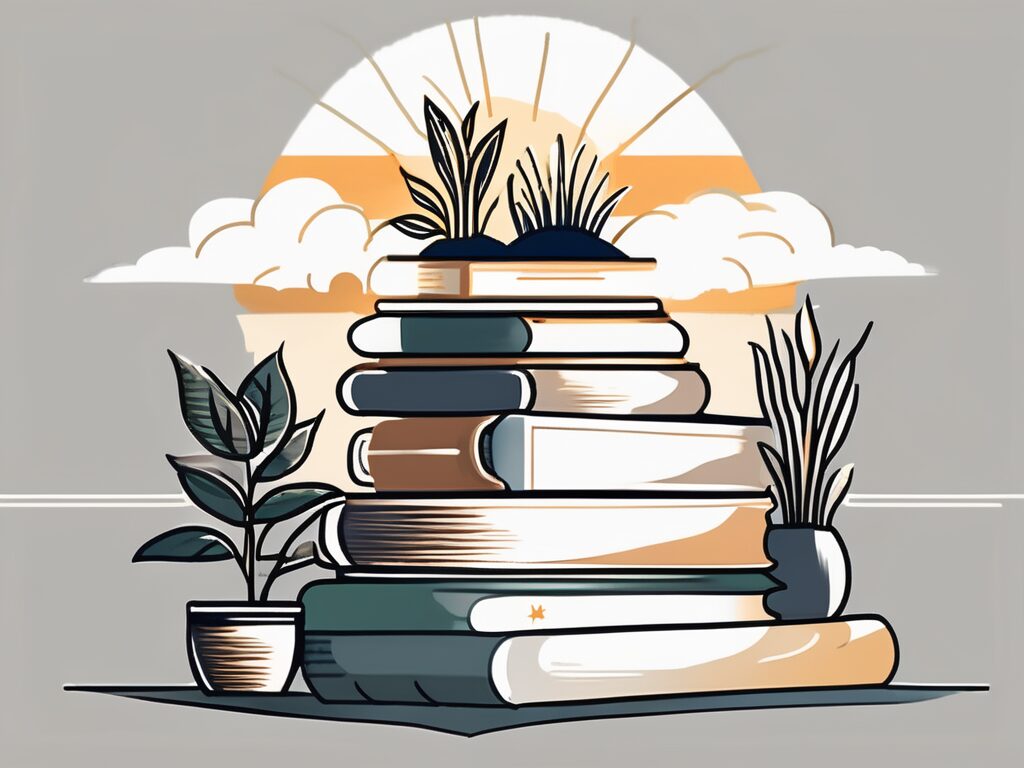 Seven growing plants