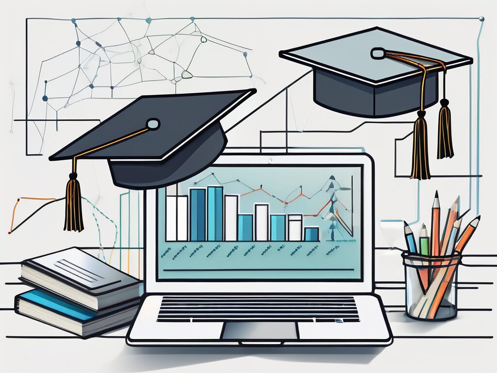 Various digital tools like a laptop