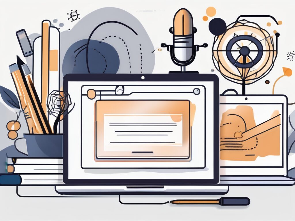 A laptop with an open online teaching platform