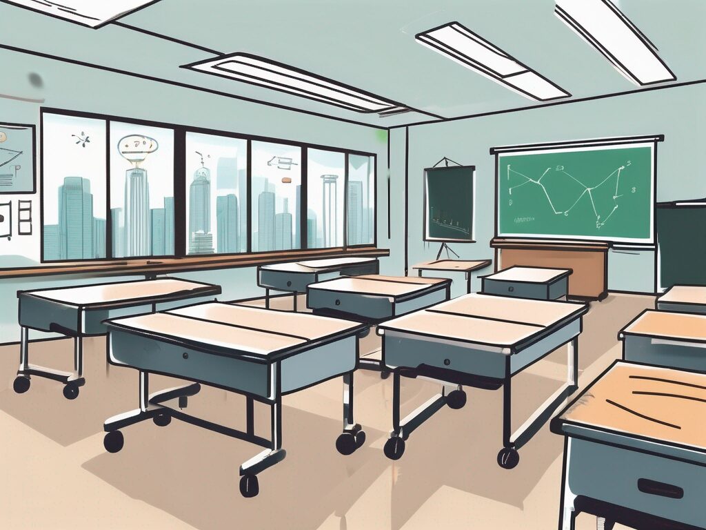 A diverse classroom setting in hong kong