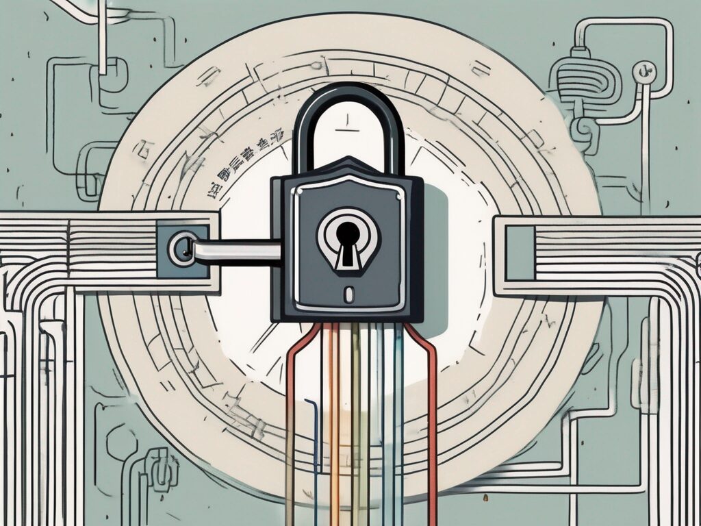 A symbolic lock being opened by a key representing a pgce teacher