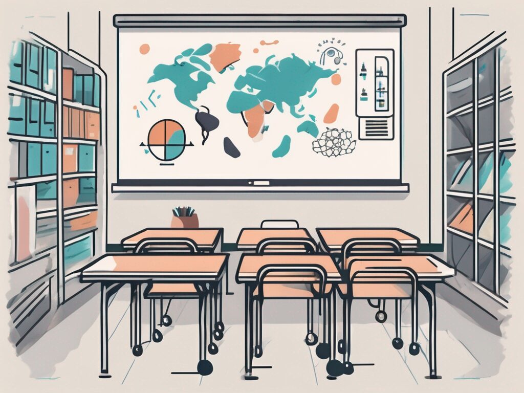 A classroom setting in singapore