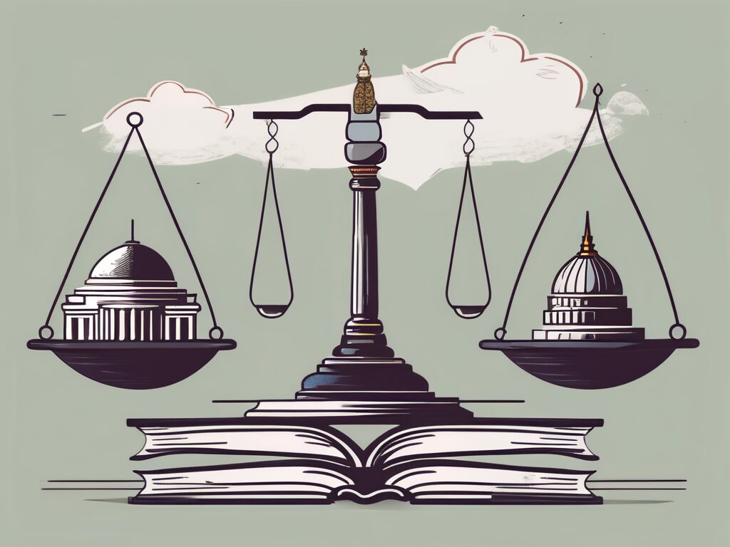 A balanced scale