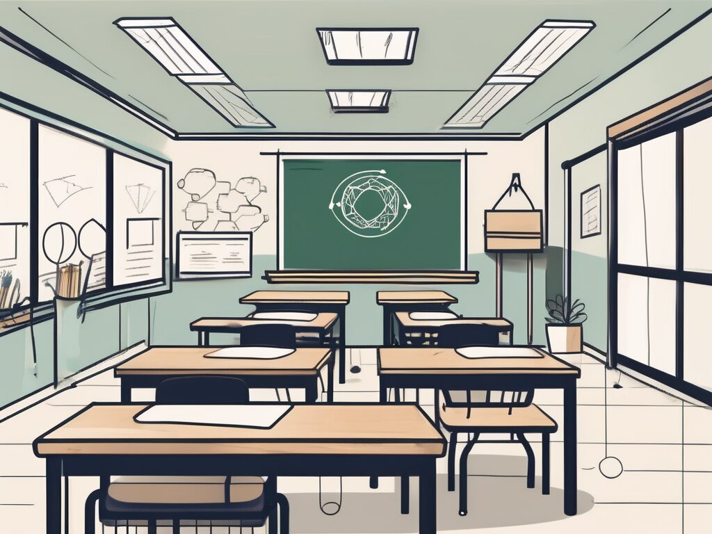 A diverse classroom environment in thailand