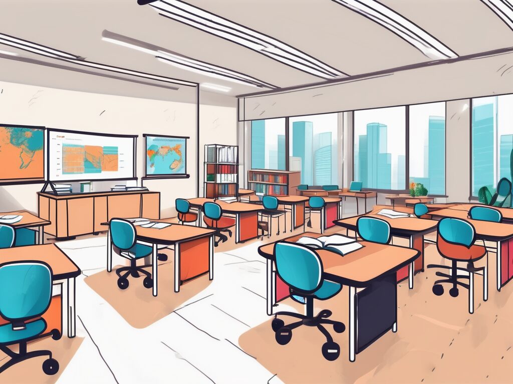 A vibrant classroom in singapore