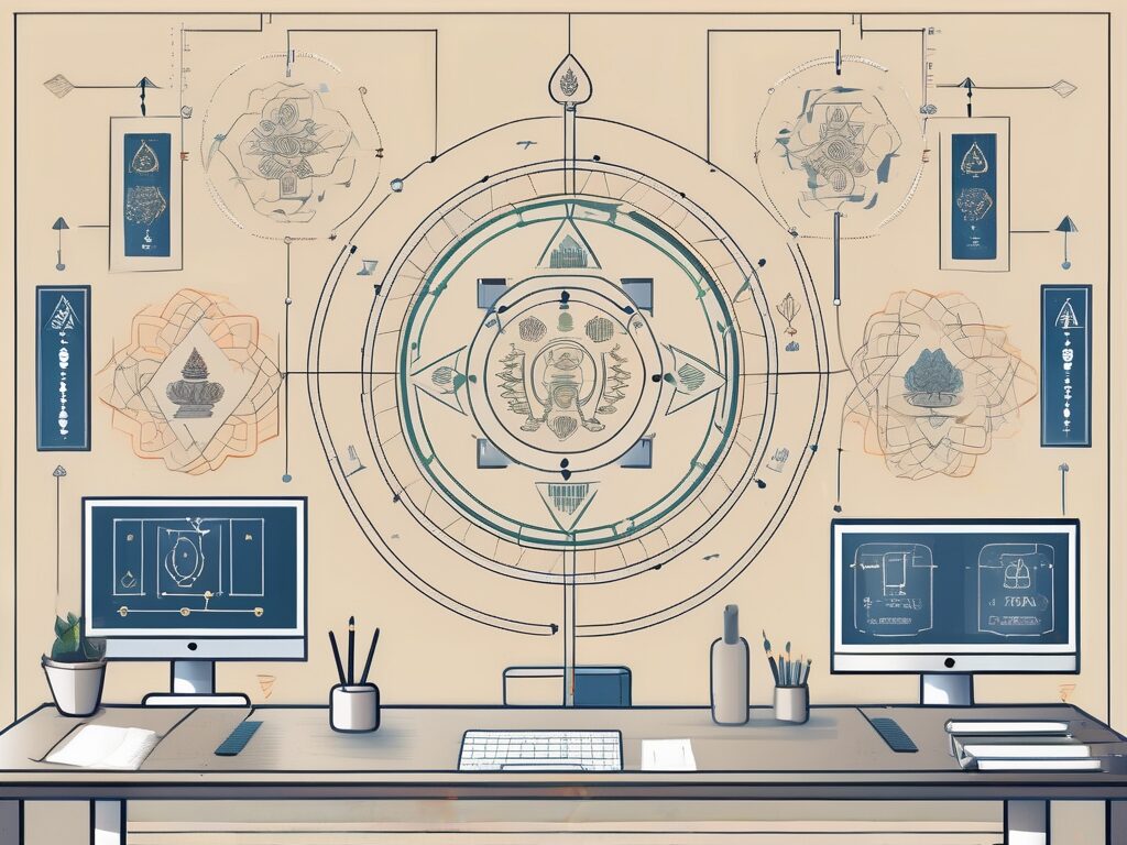 A classroom setting in thailand with an intelligent quotient testing system (iqts) in the center