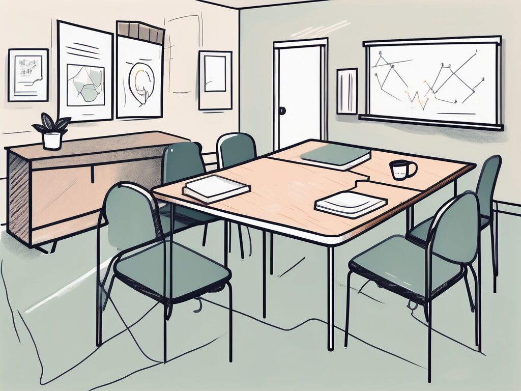 A classroom setting in singapore with teaching aids