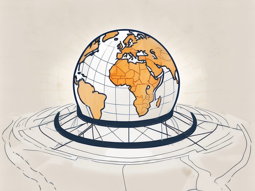 A graduation cap on top of a globe