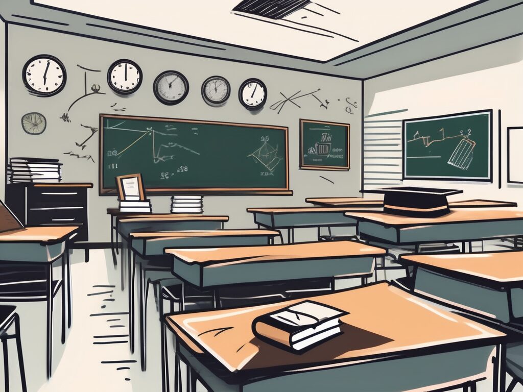 A classroom setting in thailand