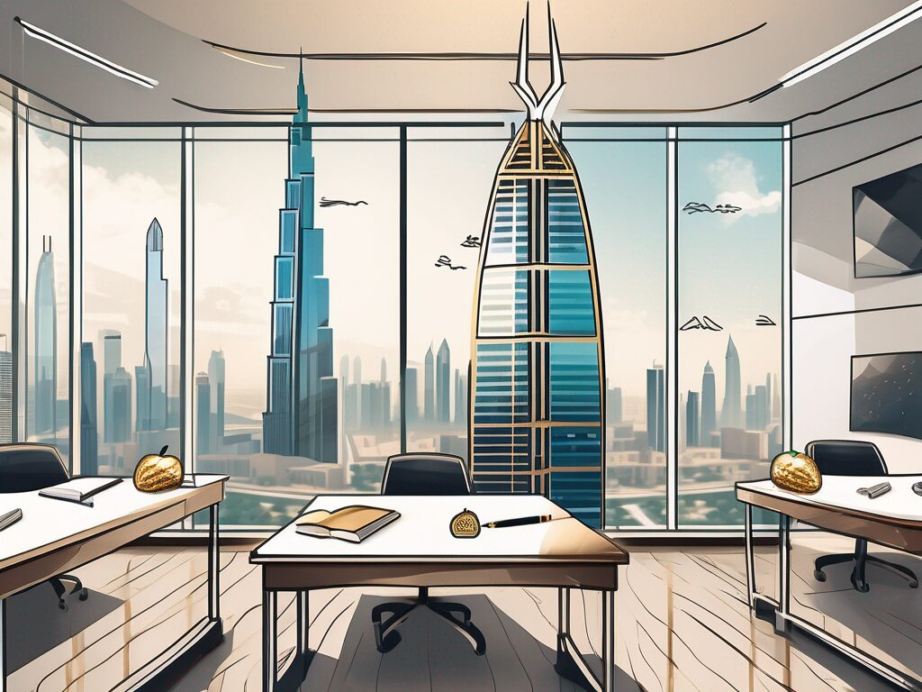 A classroom with an upscale