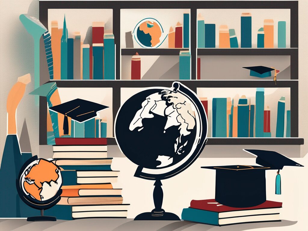 A classroom setting in dubai with prominent education tools
