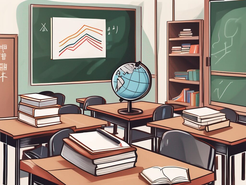 A classroom scene in china