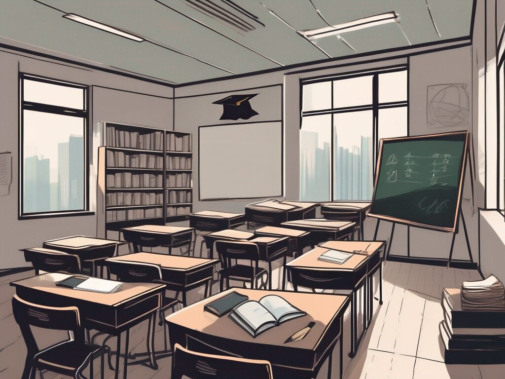 A classroom setting in hong kong