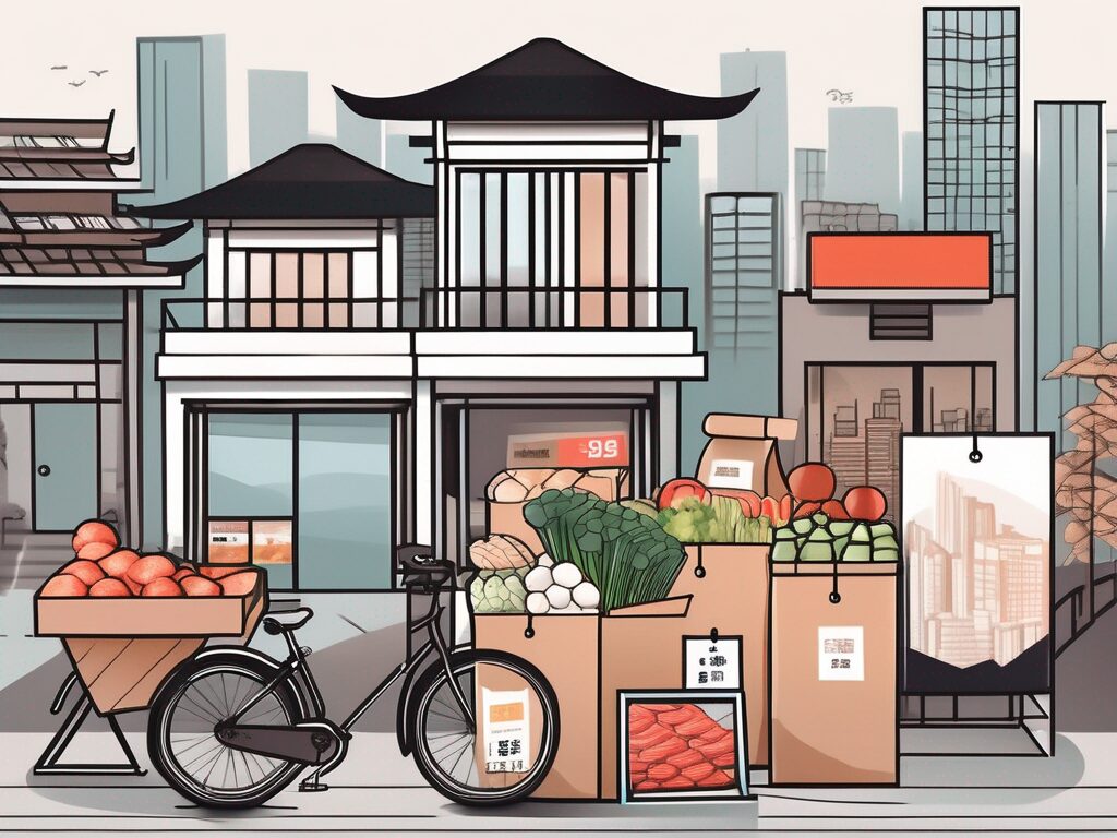 Various everyday items such as groceries